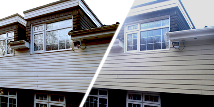 before and after PVCu cladding